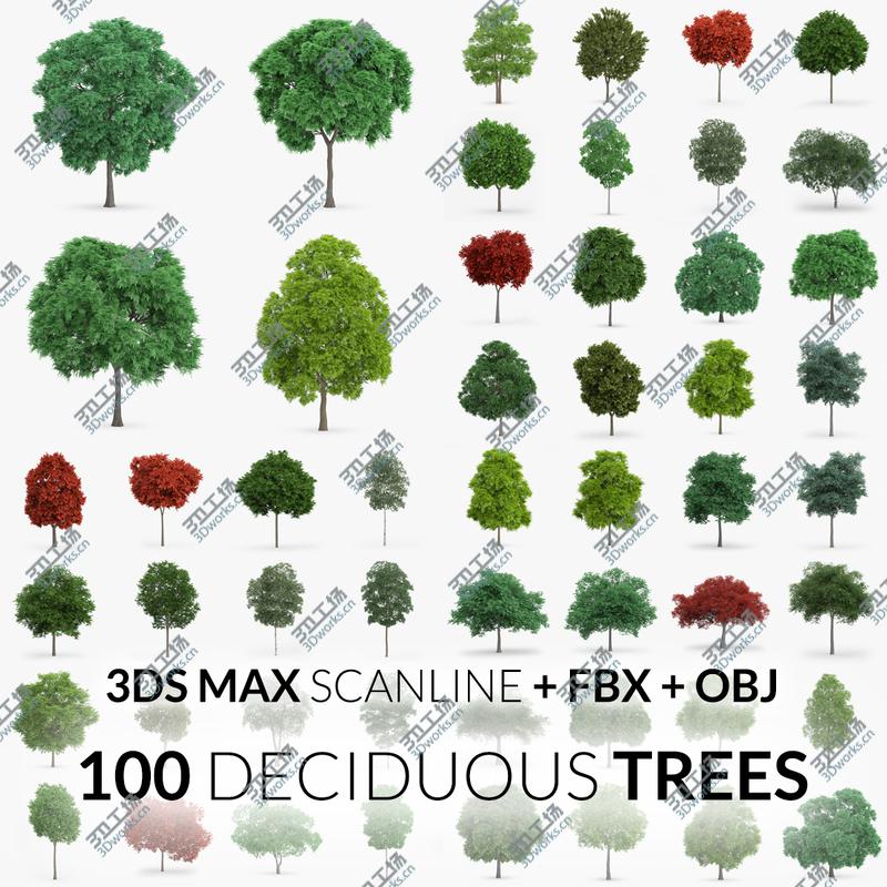 images/goods_img/202104022/Deciduous Trees Collection - 100 Trees - FBX OBJ Scanline/1.jpg